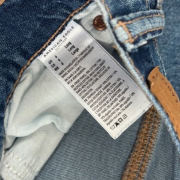 American Eagle Strigid Low-Rise Ultra Wide-Leg Jean 6L - Picture 8 of 9